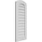 Ekena Millwork Arch Top Surface Mount PVC Gable Vent: Functional, w/ 3-1/2"W x 1"P Standard Frame, 16"W x 40"H GVPAR16X4001SF - alternate 2
